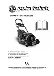 Elem Garden Technic WTTAC46T-CC139CMES19 Traduction Des Instructions D'origine