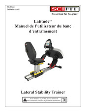 SCIFIT Latitude 01 Serie Manuel De L'utilisateur