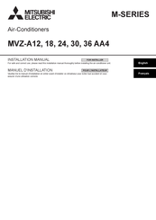 Mitsubishi Electric MVZ-A24 AA4 Manuel D'installation