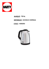 TEFAL KI230D10 EXPRESS Mode D'emploi
