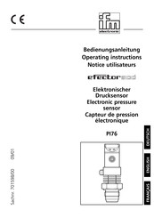 IFM Electronic efector500 PI76 Notice Utilisateurs