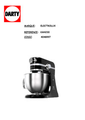 Electrolux KM4200 Mode D'emploi