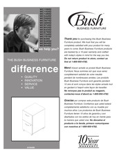 Bush Business Furniture WC14552 Mode D'emploi