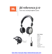 JBL reference 510 Mode D'emploi