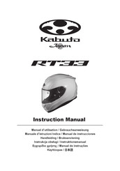 Kabuto RT33 Manuel D'utilisation