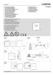 sauter EY-EM580 Instructions De Montage