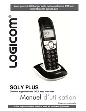 LOGICOM SOLY PLUS Manuel D'utilisation