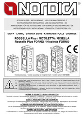 La Nordica ROSSELLA PLUS Instructions Pour L'installation, L'utilisation Et L'entretien