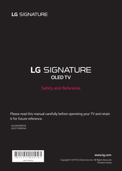 LG SIGNATURE OLED77W9PUA Guide De Référence