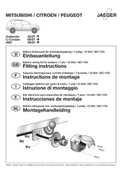 Jaeger 16500524J Instructions De Montage