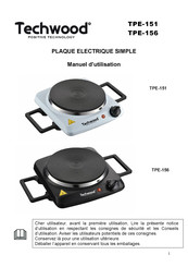 TECHWOOD TPE-151 Manuel D'utilisation