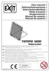 EXIT Toys TEMPO 1200 Rebounder Mode D'emploi