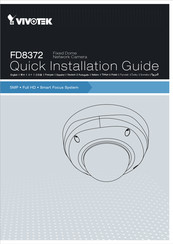 Vivotek FD8372 Guide D'installation Rapide