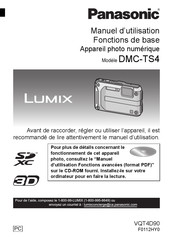 Panasonic Lumix DMC-TS4 Manuel D'utilisation