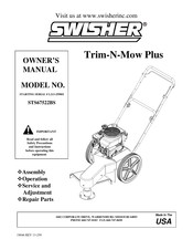 Swisher Trim-N-Mow Plus L213-259001 Manuel Du Propriétaire