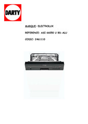 Electrolux ARTHUR MARTIN ASI 66050 Notice D'utilisation