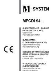 M-system MFCDI 94 Serie Mode D'emploi