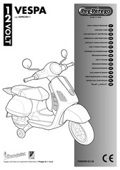 Peg-Perego VESPA IGMC0011 Utilisation Et Entretien