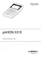 Xylem WTW pH/ION 3310 Mode D'emploi