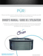 PÜR SPAS Orion Guide De L'utilisateur