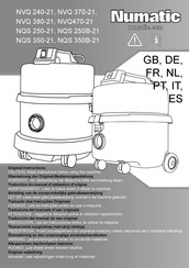 Numatic NVQ 240-21 Traduction Du Manuel D'utilisation D'origine