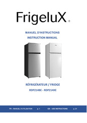 Frigelux RDP214XE Manuel D'instructions