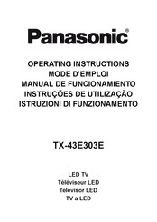 Panasonic TX-43E303E Mode D'emploi