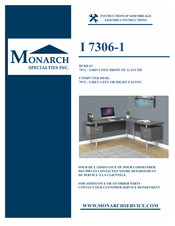 Monarch Specialties I 7306 Instructions D'assemblage