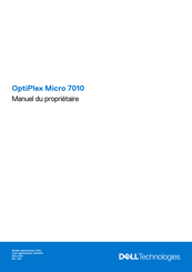 Dell OptiPlex Micro 7010 Manuel Du Propriétaire