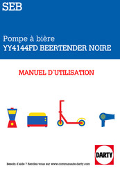 SEB BeerTender YY4144FD Mode D'emploi