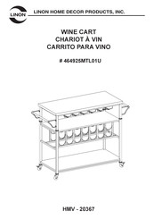 Linon 464925MTL01U Instructions D'installation