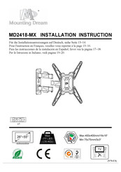 Mounting Dream MD2418-MX Instructions D'installation