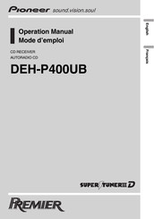 Pioneer DEH-P400UB Mode D'emploi
