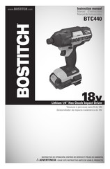 Bostitch BTC440LB Manuel D'instructions