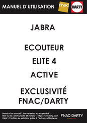 Jabra Elite 4 Active Manuel D'utilisation