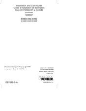 Kohler K-14456 Guide D'installation Et D'entretien