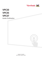ViewSonic VPC37-W53-G1 Guide D'utilisation