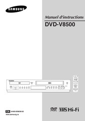 Samsung DVD-V8500 Manuel D'instructions