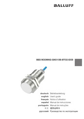 Balluff BES M30MH2-GNX10B-BT02-EXB Notice D'utilisation