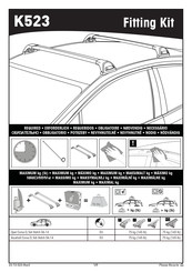 Yakima K523 Instructions D'installation