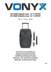 Vonyx AP1500PA Manuel D'instructions