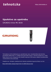 Grundig tehnoteka MC 8030 Mode D'emploi