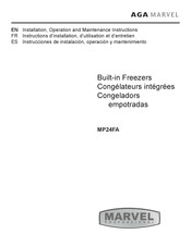 AGA Marvel Professional MP24FAP4LP Instructions D'installation, D'utilisation Et D'entretien