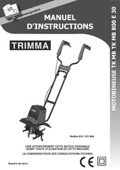 Trimma TK MB 800 E 30 Manuel D'instructions