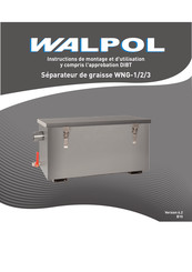 WALPOL WNG-1 Instructions De Montage Et D'utilisation