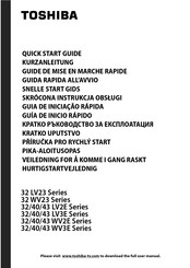 Toshiba 32 WV23 Serie Guide De Mise En Marche Rapide