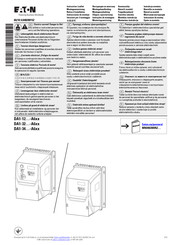 Eaton DA1-12 A6 Serie Notice D'installation