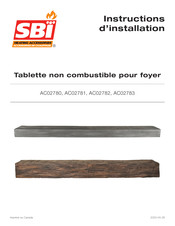 SBI AC02781 Instructions D'installation