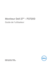 Dell P2720DC Guide De L'utilisateur