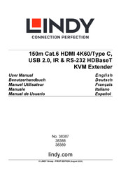 Lindy 38388 Manuel Utilisateur